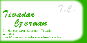 tivadar czerman business card